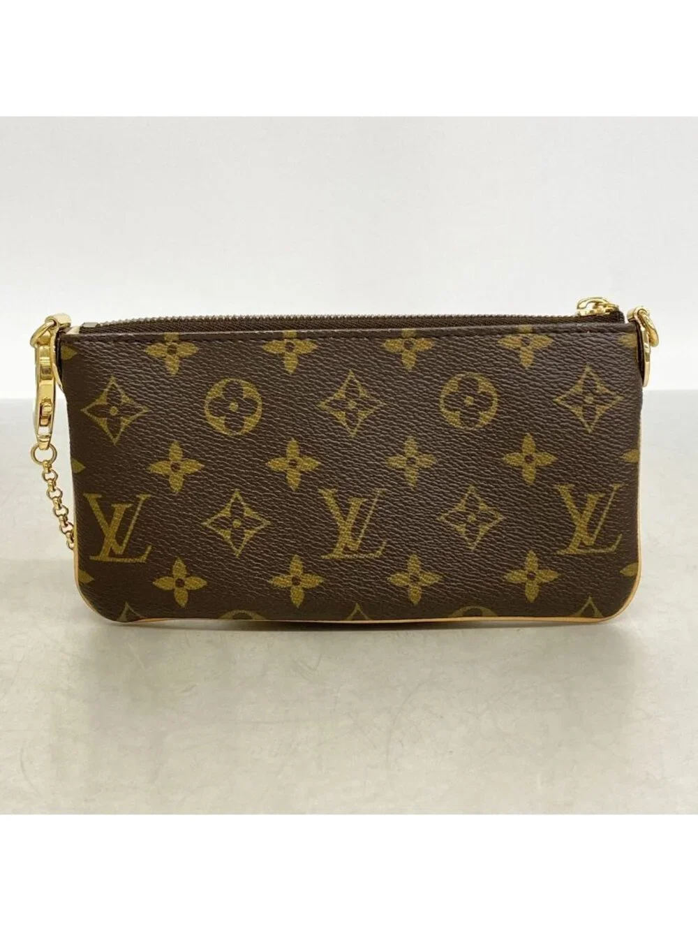 Louis Vuitton Pouch Monogram Pochette Mila MM Brown